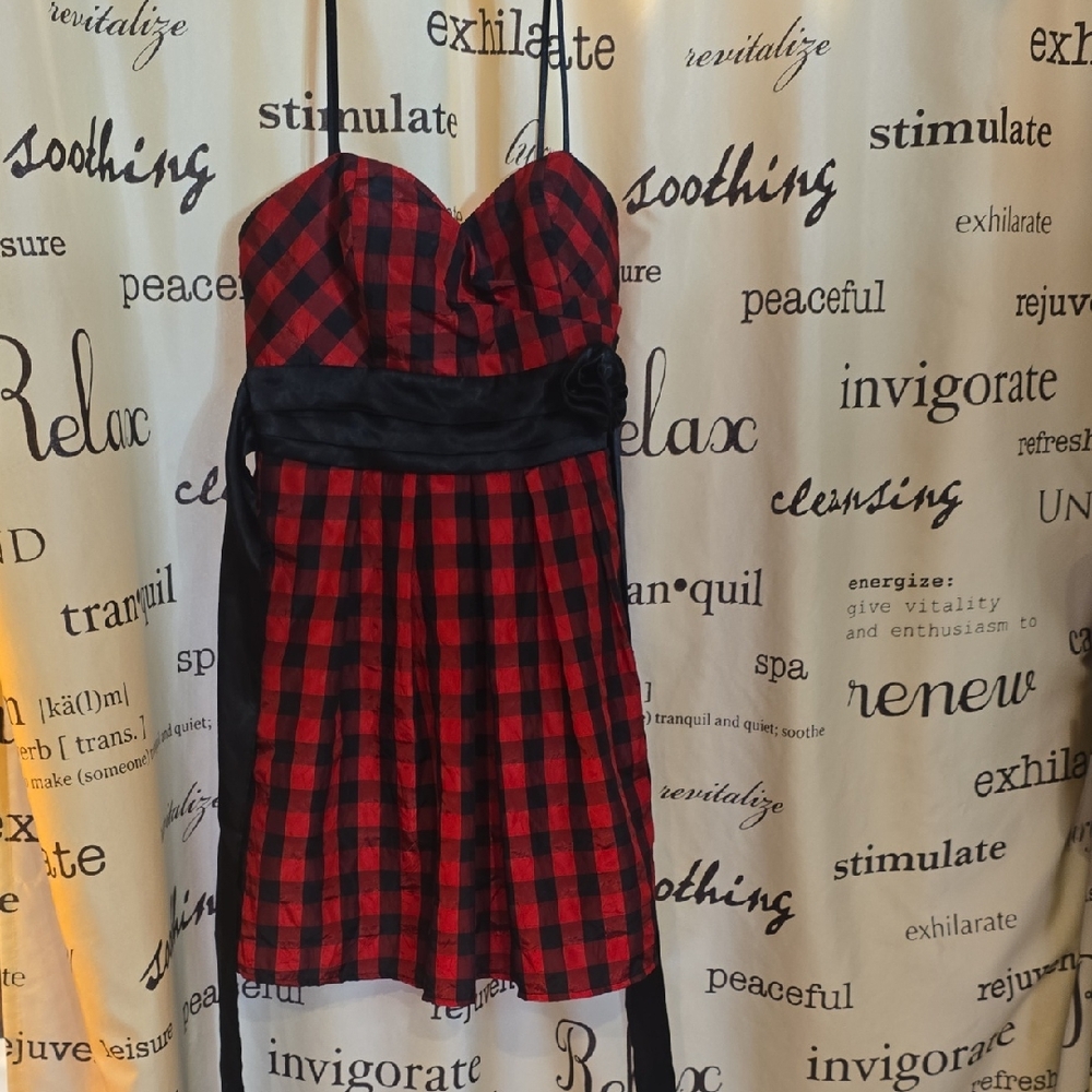 Buffalo Plaid Mini Dress